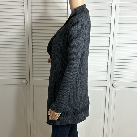 Athleta Style #352993 Sentinel Sweater Moto Wrap Jacket Small - Picture 10 of 13